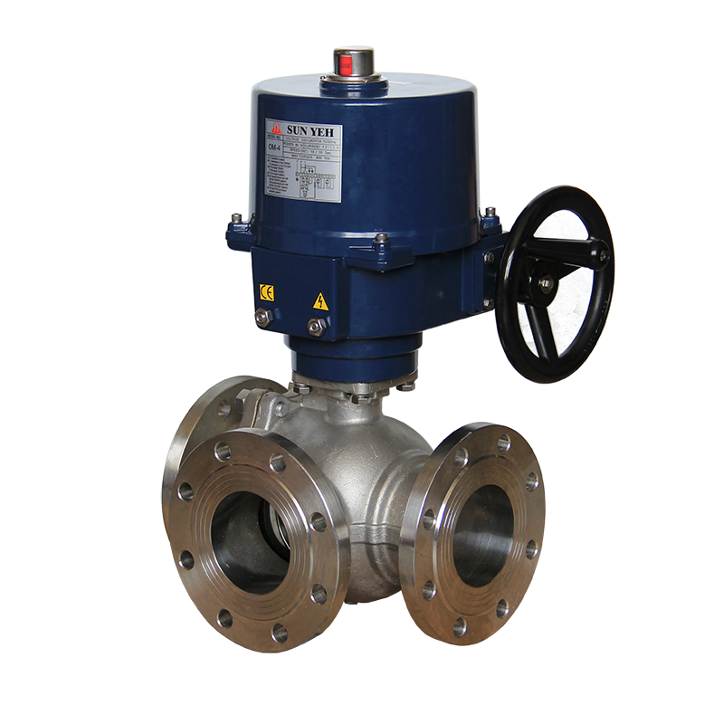 SUNYEH電動三通球閥 SUNYEH電動三通球閥